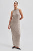 Dazzling Sequin Dress - Vintage Khaki