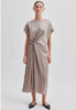 Aygo Drape Dress - Vintage Khaki