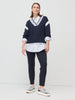 Trackside Knit - Navy
