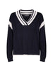Trackside Knit - Navy