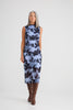 Salem Dress - Blue Abstract Floral