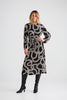 Turning Point Long Sleeve Dress - Ink Lines
