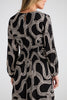 Turning Point Long Sleeve Dress - Ink Lines