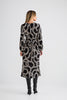 Turning Point Long Sleeve Dress - Ink Lines