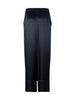 After Hours Wide Leg Satin Pant - Navy