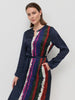 Medley Stripe Dress - Navy