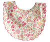 Scallop Baby Bib - Rose Garden