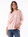 Trinny Long Sleeve Tee - Pink Blossom