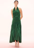 Cecelia Halter Dress - Green