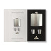 Stainless Steel Flask and Shot Glass Set