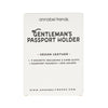 Gentleman’s Passport Holder