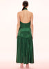 Cecelia Halter Dress - Green