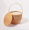 Round Picnic Cooler Basket