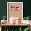 Aromatherapy 200grm Soy Candle - Happy Space