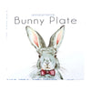 Ceramic Plate Bunny - Blue