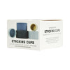 Silicone Stacking Cups - Blue