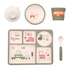 Love Mae 5pce Dinner Set - Trucks & Diggers