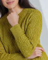 Diamond Stitch Sweater - Olive Green