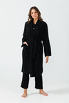 Stay At Home Robe - Black