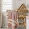 Charlie Baby Blanket Chunky Knit - Pink