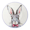 Ceramic Plate Bunny - Blue