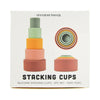 Silicone Stacking Cups - Pink