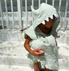 Kids Beach Hooded Towel - Monster
